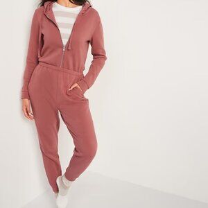 Hooded Front Zip Jumpsuit